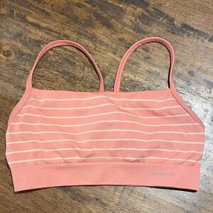 Patagonia Women's Peach Striped Sports Bra